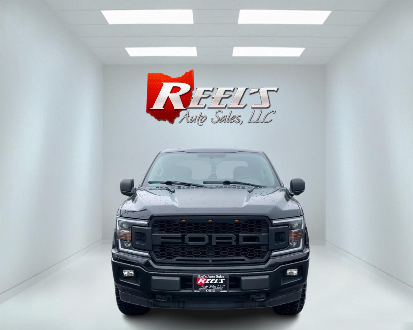 2018 Black /Black Ford F-150 STX SuperCrew 5.5-ft. Bed 4WD (1FTEW1EP7JF) with an 2.7L V6 DOHC 24V TWIN TURBO engine, 10 Speed Auto transmission, located at 11115 Chardon Rd. , Chardon, OH, 44024, (440) 214-9705, 41.580246, -81.241943 - Photo#1